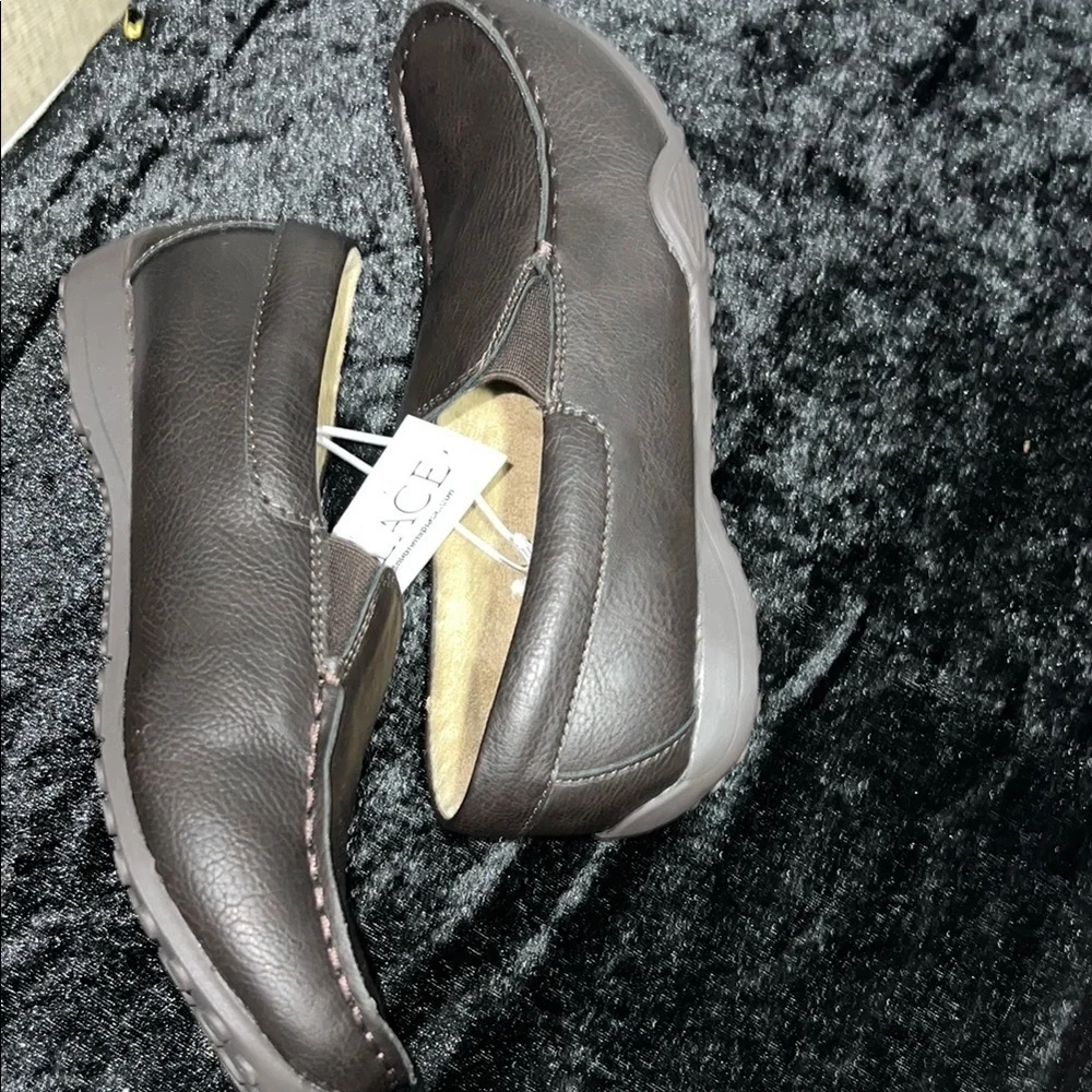 NWT The Children's Place Brown Moccasin Slip-On Shoes $20